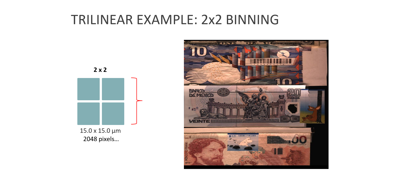 trilinear example 2X2 binning