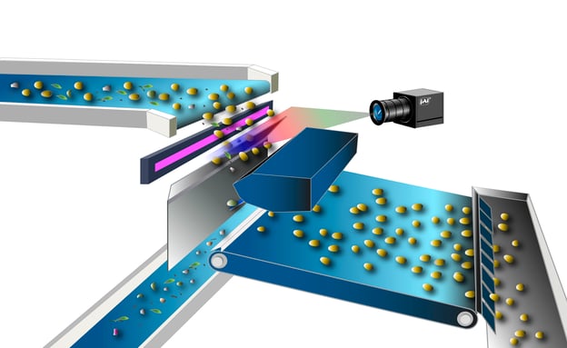 Free-fall-food-sorting_3d-Illustration-1