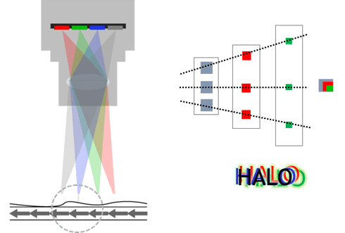 Halo and undulation